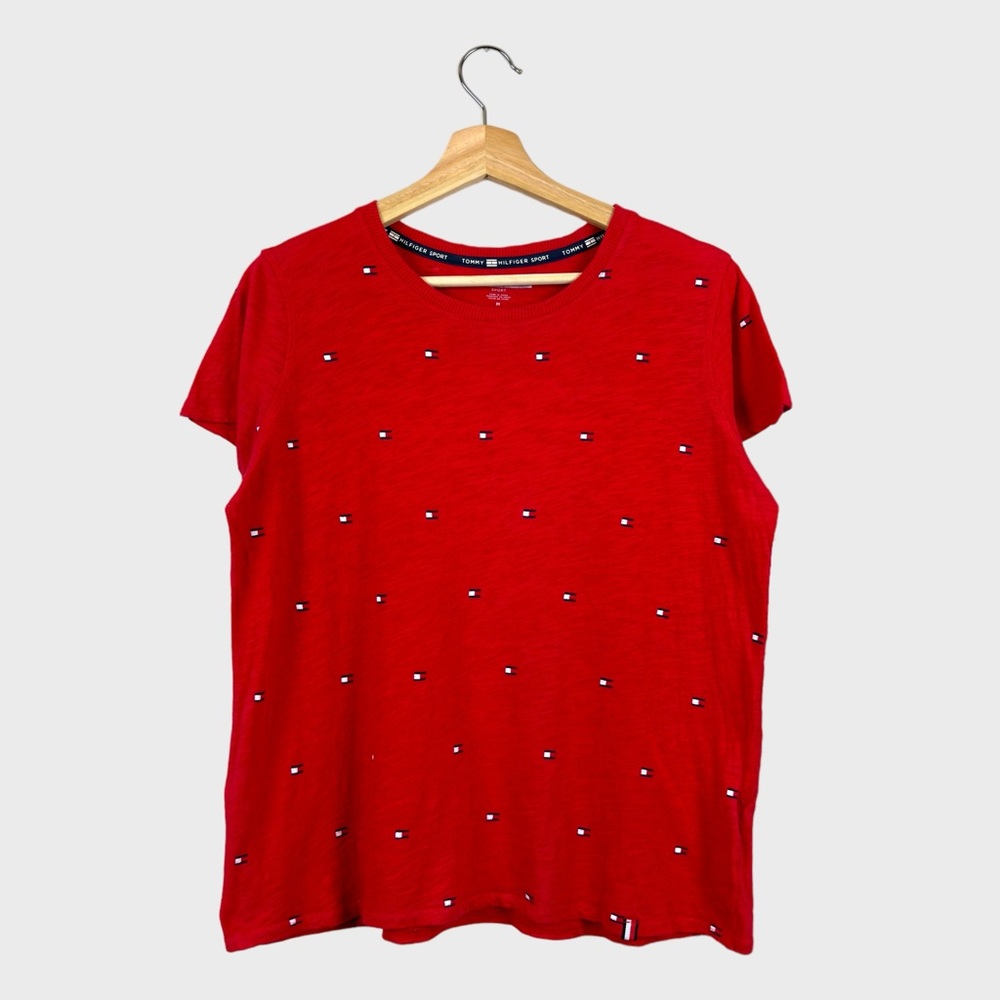 Tommy Hilfiger Red Sport T-Shirt